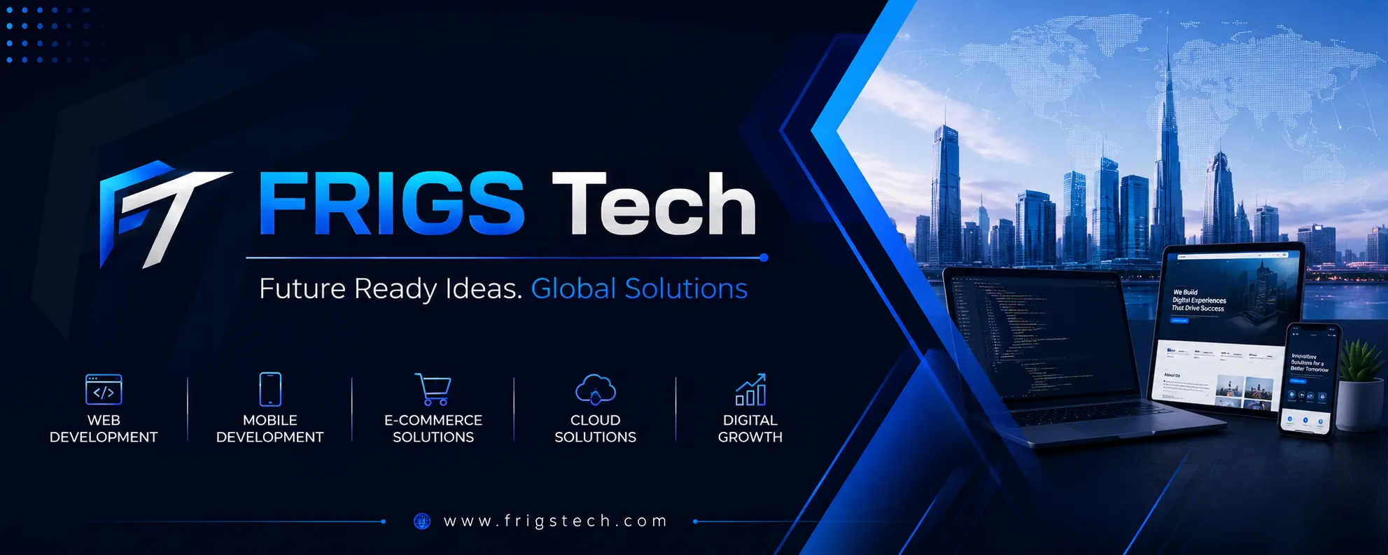 FRIGS Tech, work showcase preview